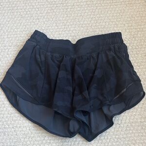 lululemon athletica Black Camo Athletic Shorts
